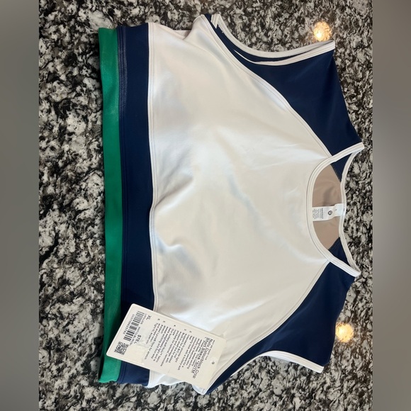 Lululemon NULU Color Block Crop B/c Cup Padded, Women’s xL nWT - Picture 1 of 3